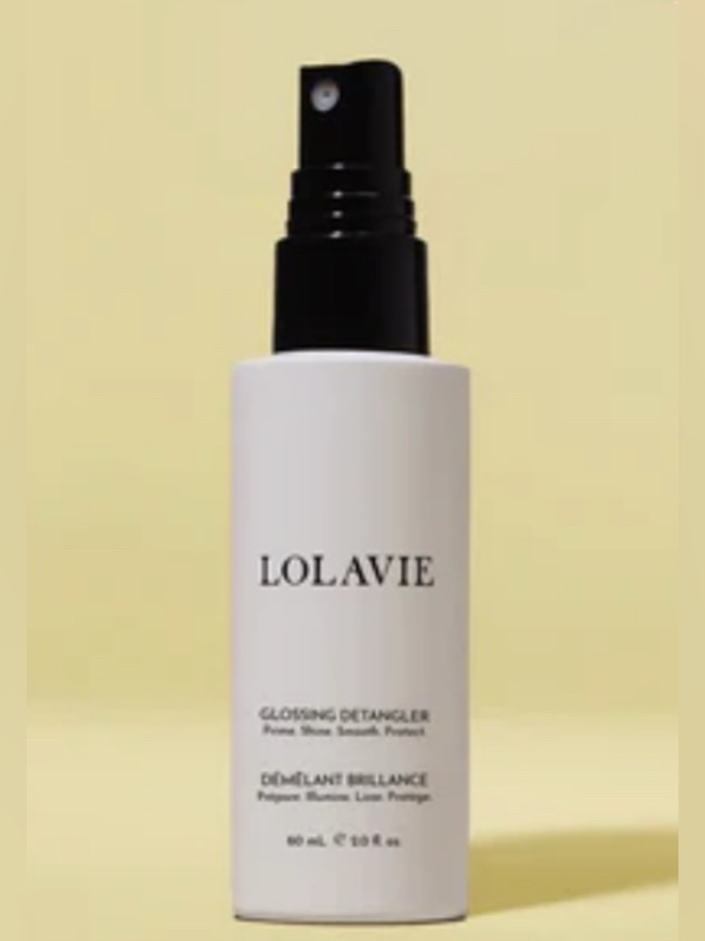 5/25$ LOLAVIE glossing detangler 08.5 Fl.  oz. Empty